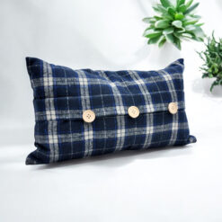 30 x 50cm Blue Velvet Cushion Cover