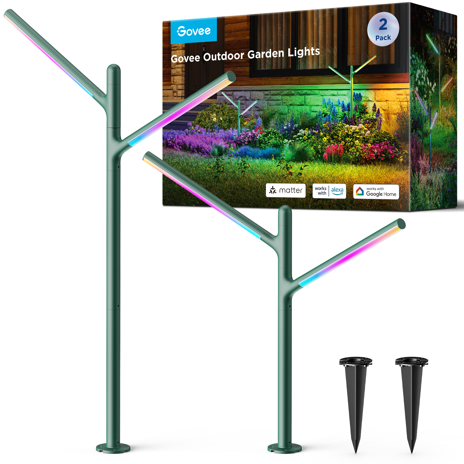 GOVEE RGBICWW GARDEN LIGHTS (2 PACK) GOVEE RGBICWW GARDEN LIGHTS (2 PACK)