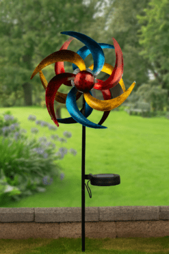 Alternative view of Solar Colourful Windmill