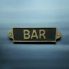 Bar Metal Wall Sign