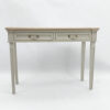 90CM WOODEN 2 DRAWER HALLTABLE