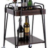 75CM METAL DRINKS TROLLEY