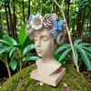 42CM FIBRE GLASS HEAD BUST PLANTER