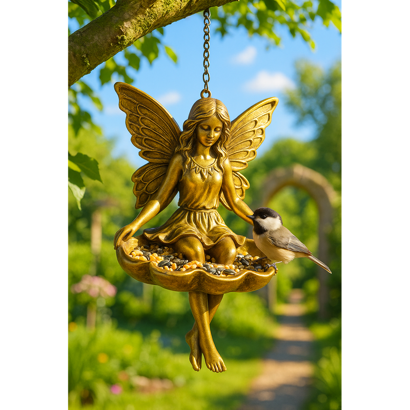 Garden Fairy Bird Feeder Garden Fairy Bird Feeder