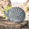 21CM GREY CEMENT HEDGEHOG - Image 4
