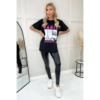 Ladies Oversized Paris Slogan Graphic Short Sleeve T-Shirt Ladies Oversized Paris Slogan Graphic Short Sleeve T-Shirt - Image 3