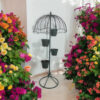130CM GREEN METAL GARDEN PLANTER - Image 3