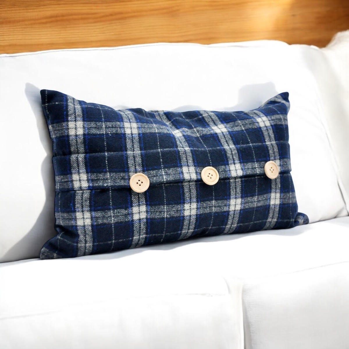 30 X 50CM BLUE VELVET CUSHION COVER ONLY 30 X 50CM BLUE VELVET CUSHION COVER ONLY - Image 5