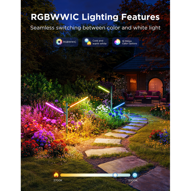 GOVEE RGBICWW GARDEN LIGHTS (2 PACK) GOVEE RGBICWW GARDEN LIGHTS (2 PACK) - Image 2