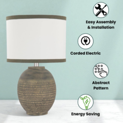 Alternative view of 57cm Table Lamp with Shade