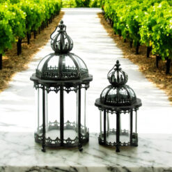 Alternative view of Metal Garden Lanterns – Set of 2 – Style B