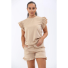 Ladies Frill Peplum Sleeve Top & Shorts 2 Piece Set Ladies Frill Peplum Sleeve Top & Shorts 2 Piece Set - Image 8