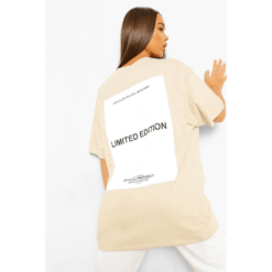 Alternative view of Ladies Oversized Limited Edition Short Sleeve T-Shirt