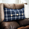 30 X 50CM BLUE VELVET CUSHION COVER ONLY 30 X 50CM BLUE VELVET CUSHION COVER ONLY - Image 6