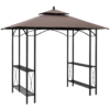2.5x1.5m BBQ Tent Canopy Patio Outdoor Awning Gazebo Party Sun Shelter
