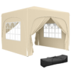 Outsunny 3 x 3(m) UPF50+ Pop Up Gazebo with Sides and Carry Bag