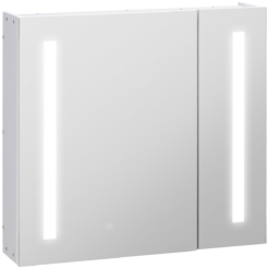 kleankin LED Illuminated Mirror Cabinet Lights, Touch Switch, for Bathroom