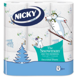 Snowman Toilet Rolls 45 Pack