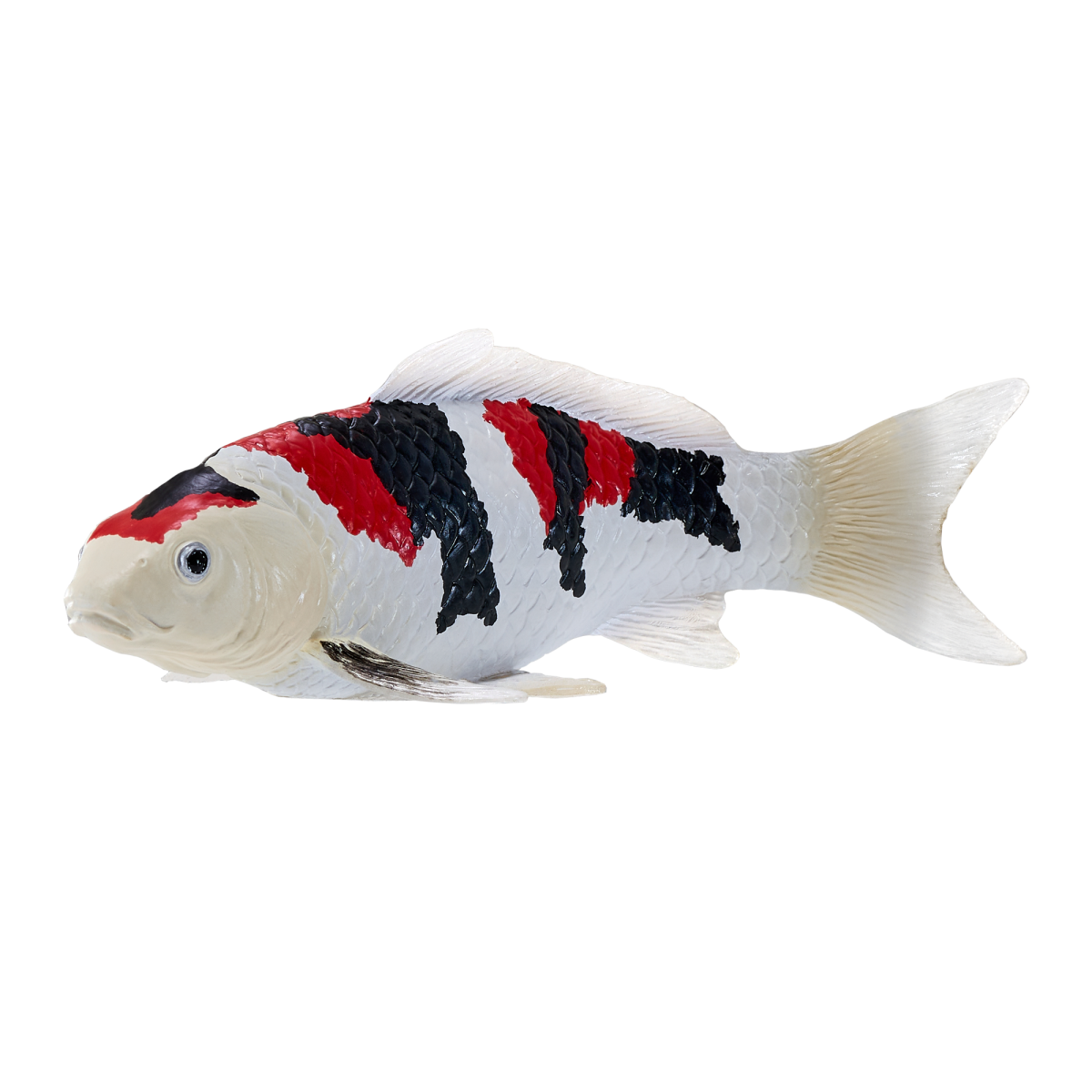 Koi Carp Showa Sanshoku Toy – Realistic Fish Model Koi Carp Showa Sanshoku Toy – Realistic Fish Model