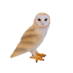 Barn Owl Toy – Realistic Nocturnal Bird Figurine