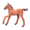 Arabian Foal Chestnut Toy – Realistic Horse Figurine
