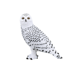 Snowy Owl Toy – Realistic Arctic Bird Model