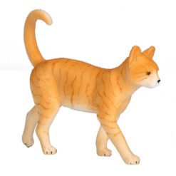 Ginger Tabby Cat Toy – Realistic Pet Figurine
