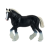 Clydesdale Horse Black Toy – Realistic Equestrian Figurine
