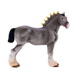Shire Horse Dapple Grey Toy – Realistic Equestrian Figurine