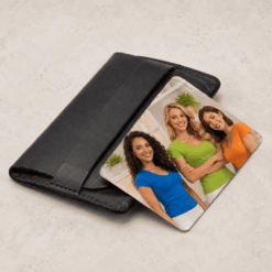 Alternative view of Personalised Metal Wallet Photo Card Gift for Him or Her