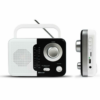 Soundz SZ412 AM/FM Bluetooth Radio with USB Port And SD Card Slot, Black/White - Image 7