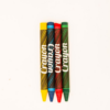 Henbrandt Safe and Non-Toxic 4 Mini Assorted Colours Children's Wax Crayons - Image 3