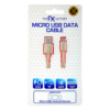 Fx Braided Micro USB Data Cable, Gold, Rose Gold, Space Grey, Silver[Gold] - Image 3