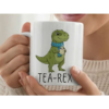 Funny Mug Tea Rex Cute Dinosaur Quote Ceramic Coffee Mug 320ml White