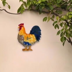 Alternative view of Cockerel Design Wall Clock