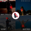 USB Rechargeable bike lights Set-Super Bright Front LED Bicycle Light sets-Water Resistant Tail Light Easy to Fit & Mount-Built in Powerbank for charging devices - Image 4
