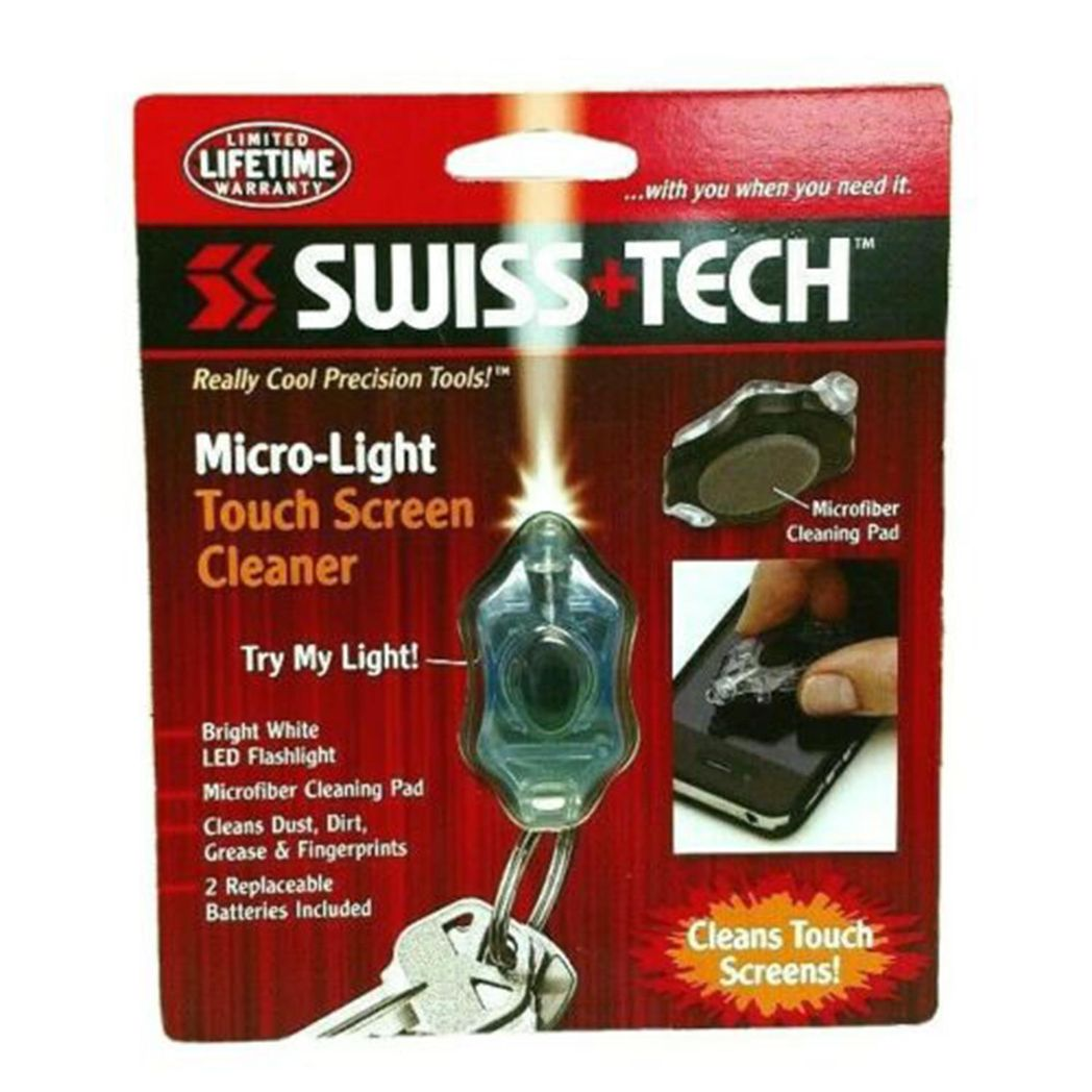 Swiss Tech Micro LED Light Touch Screen Cleaner Cleaning Micro fabric Pad Swiss Tech Micro LED Light Touch Screen Cleaner Cleaning Micro fabric Pad - Image 2