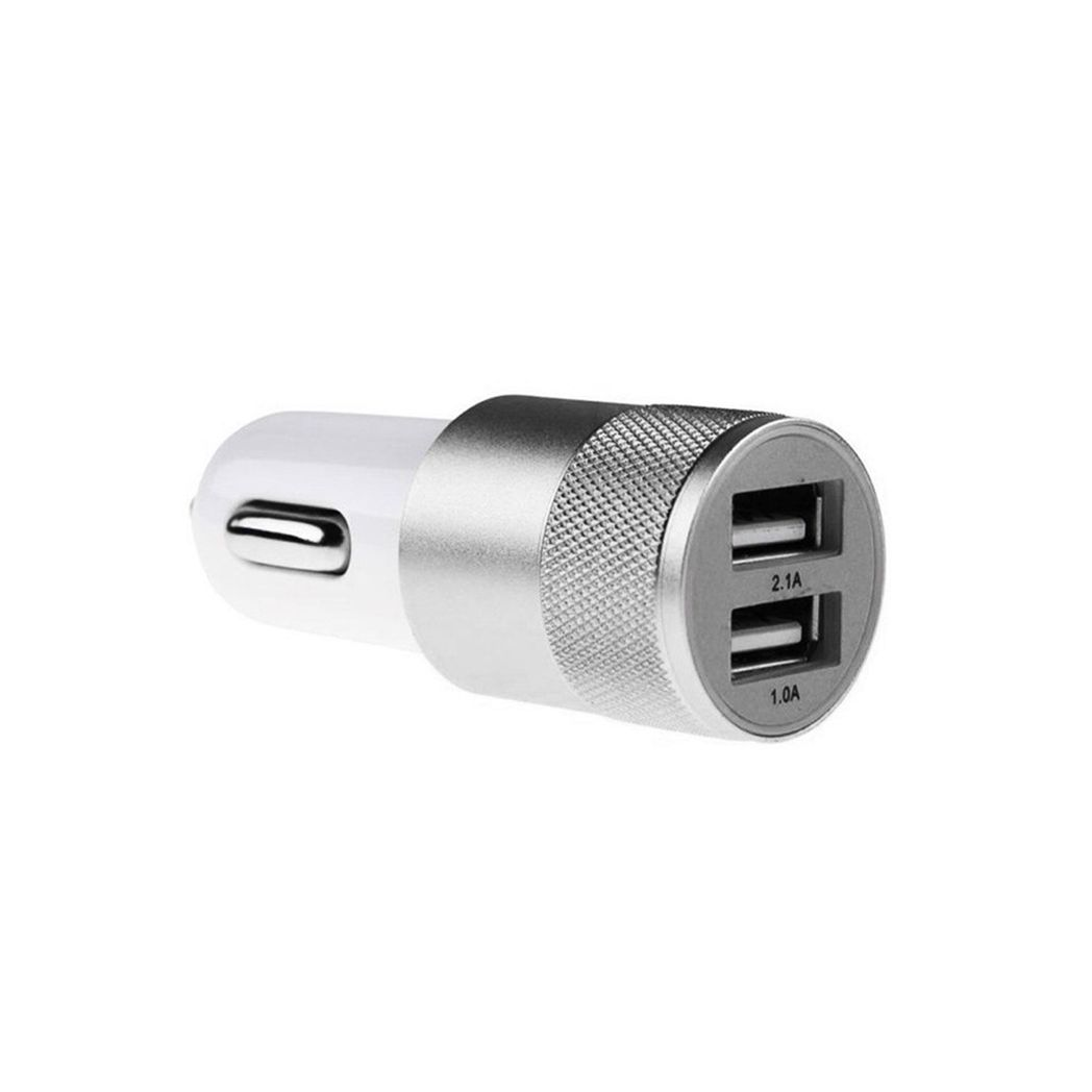 FX Powabud Car Charger 2.1A Twin USB Socket Universal Charger, Silver FX Powabud Car Charger 2.1A Twin USB Socket Universal Charger, Silver - Image 2