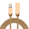 Spring Cable with Zinc Alloy Connectors - Gold - Image 4