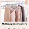 Belofay 30 Pack White Plastic Coat Hangers Non Slip Heavy Duty Adult Clothes - Image 4