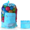 Doodle Nylon Toy Storage Bag and Play Mat - Blue - Image 3