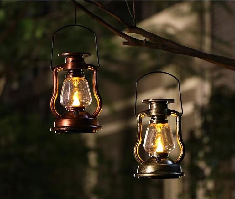 Solar Vintage Hanging Lantern Solar Vintage Hanging Lantern