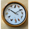 Wood Effect Frame Bird Song Clock