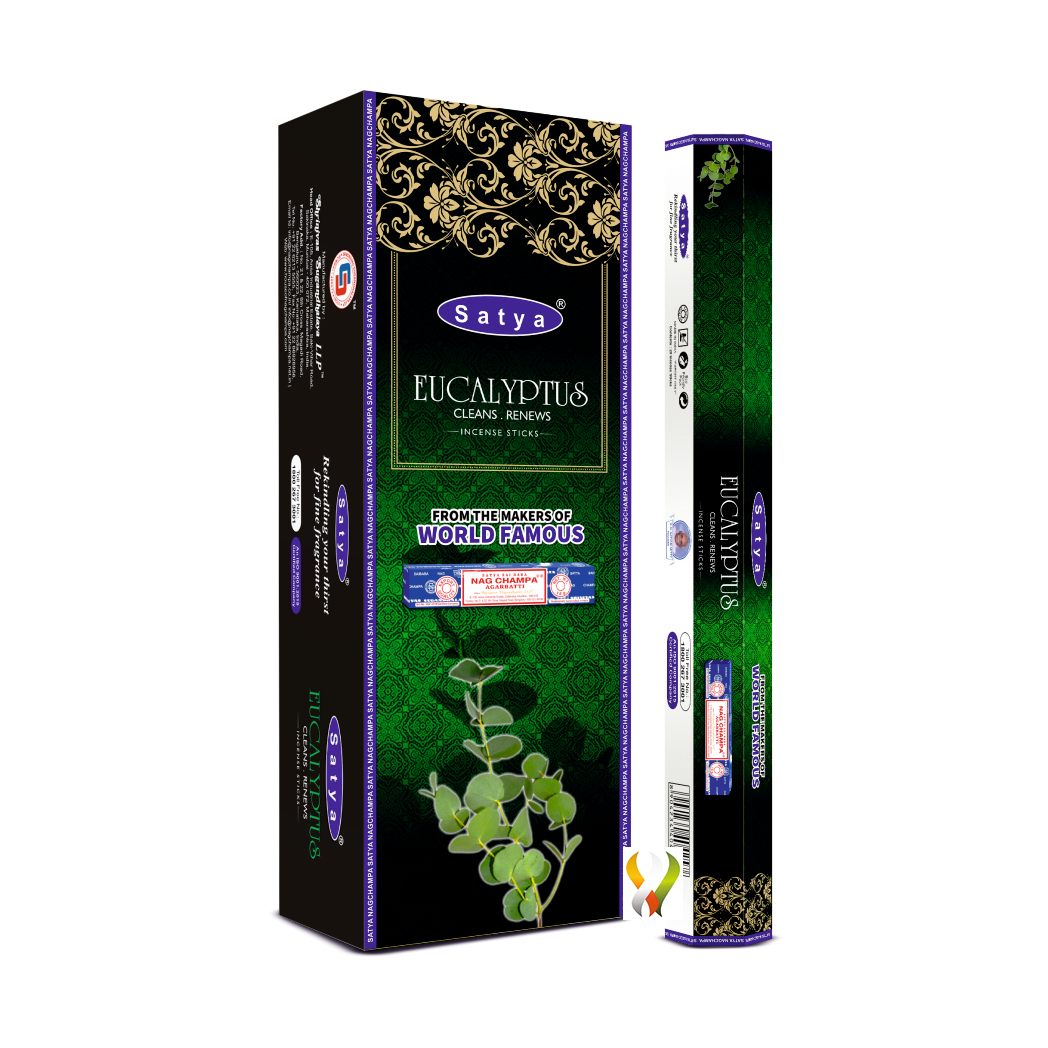 Satya Eucalyptus Hexa - 120 Sticks Satya Eucalyptus Hexa - 120 Sticks