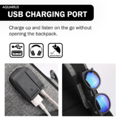 Alternative view of Men’s Women’s Kids’ Waterproof Anti - Theft USB Laptop Travel Backpack