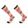 Flo Fashion Bright Pattern Knee-High With Nylon, Yarn & Spandex Compression Sock, Puzzle, L/XL Flo Fashion Bright Pattern Knee-High With Nylon, Yarn & Spandex Compression Sock, Puzzle, L/XL - Image 7