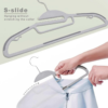 Belofay 30 Pack White Plastic Coat Hangers Non Slip Heavy Duty Adult Clothes - Image 6