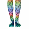 Mermaid Tail Print Women Girl Knee High Boot Socks - Image 2