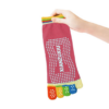 Non Slip Skid Pilates Yoga Socks Anti-Slip Full Toe with Grips Cotton[Pink] - Image 3