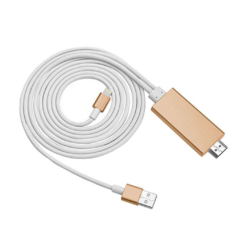 Alternative view of Full HD Support HDMI Connector Cable for Phone/Pad Gold